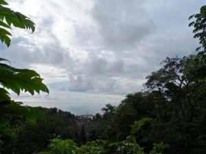 View of the Pacific Ocean in Quepos, Costa Rica