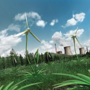 green grass turbines